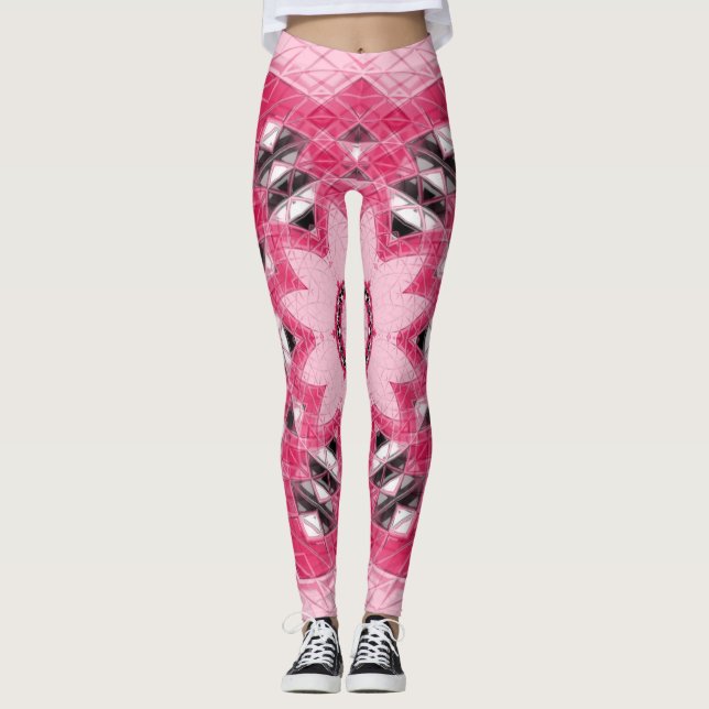 Legging design de mandala única (Frente)