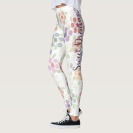 Legging Design de na moda Flor