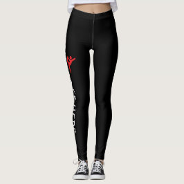 Legging Design de Nome de Ginástica Personalizado sobre Pr