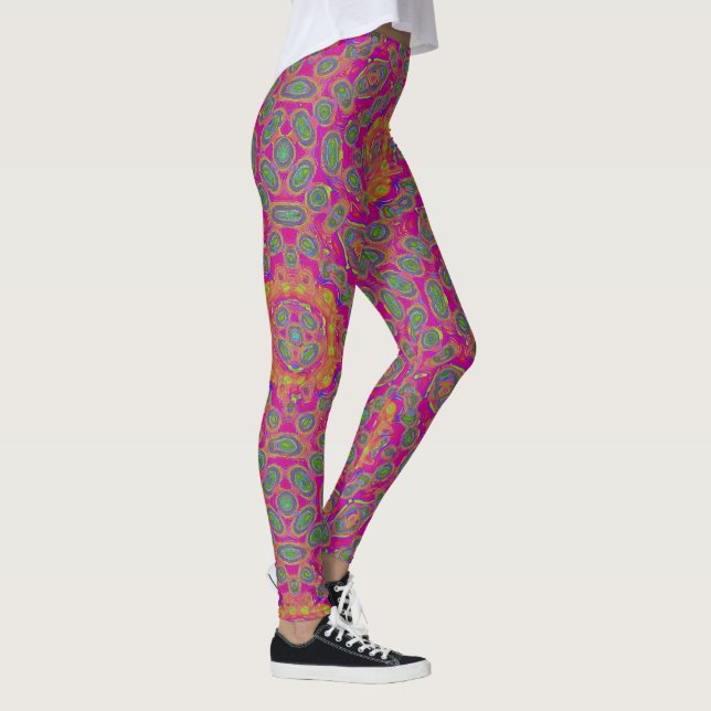 Legging Design de padrão de arte (Direita)