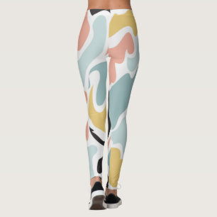 Legging Design de padrão irregular