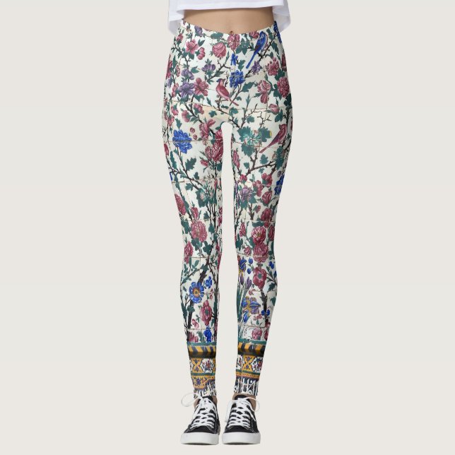 Legging Design de papel persa (Frente)