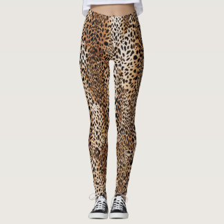 Legging Design de pele de Leopardo Moderno