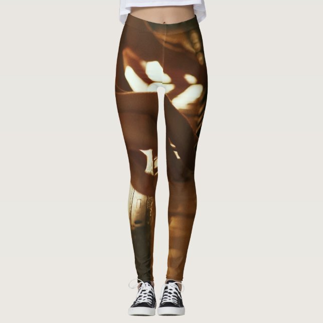 Legging Design de Piano Incrível (Frente)