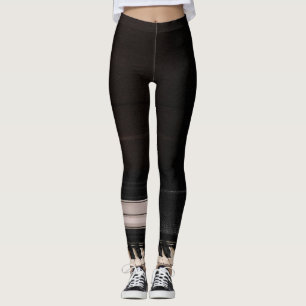 Legging Design de Piano Incrível