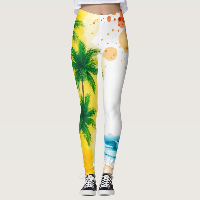 Legging design de praia “Verão” (Frente)