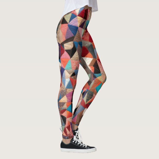 Legging Design de Quilt Louco (Direita)