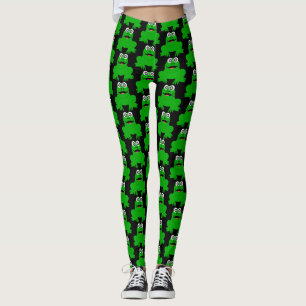 Legging Design de sapo que você escolhe cor de fundo