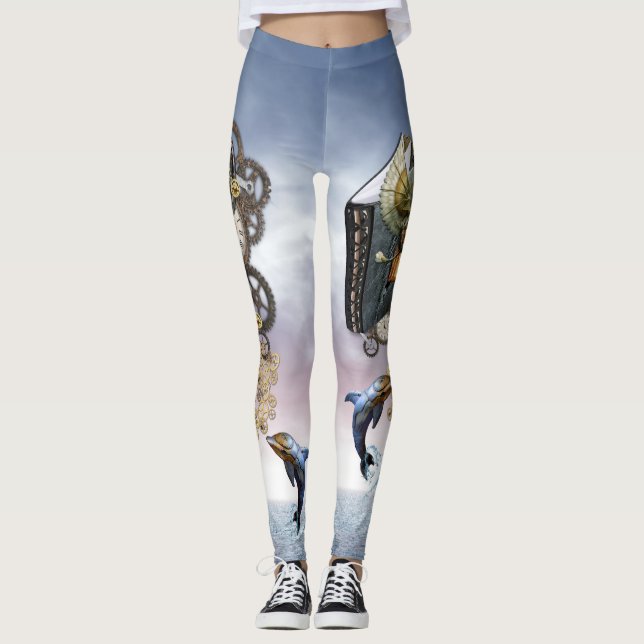 Legging Design de Steamplunk (Frente)