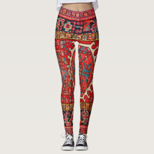 Legging Design de tapete persa tradicional