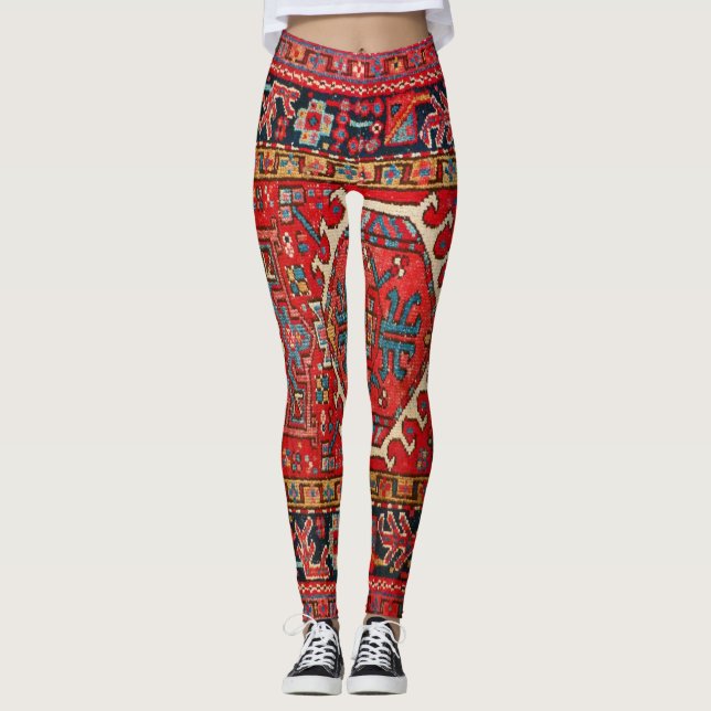 Legging Design de tapete persa tradicional (Frente)