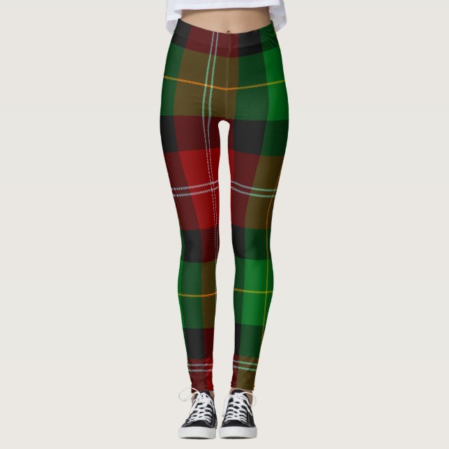 Legging Design de tartan clássico (Frente)