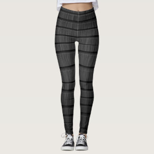 Legging Design de Textura na moda - Madeira Negra Moderna 