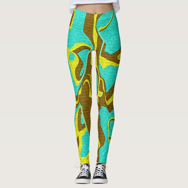 Legging Design de Turquesa (Frente)