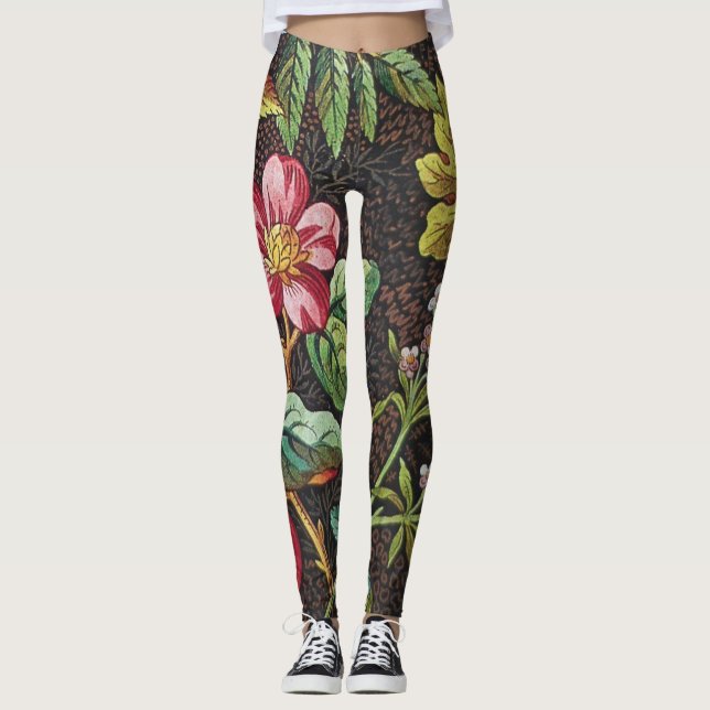 Legging Design do século XVIII de matéria têxtil das (Frente)