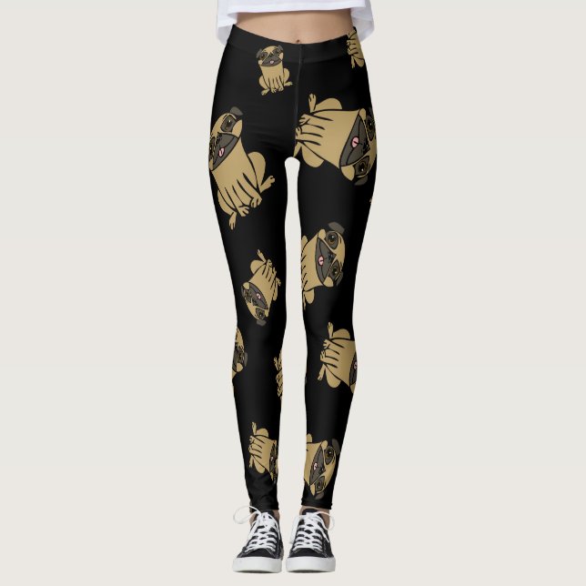 Legging Design dos Pugs (Frente)