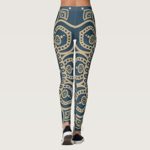 Legging Design Dusty com cheio Mandala imagem Yoga