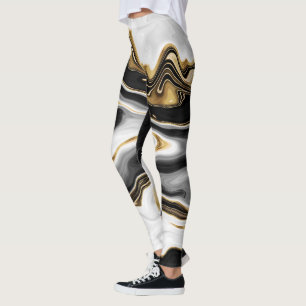 Legging Design estético de pintura por espiral líquida D