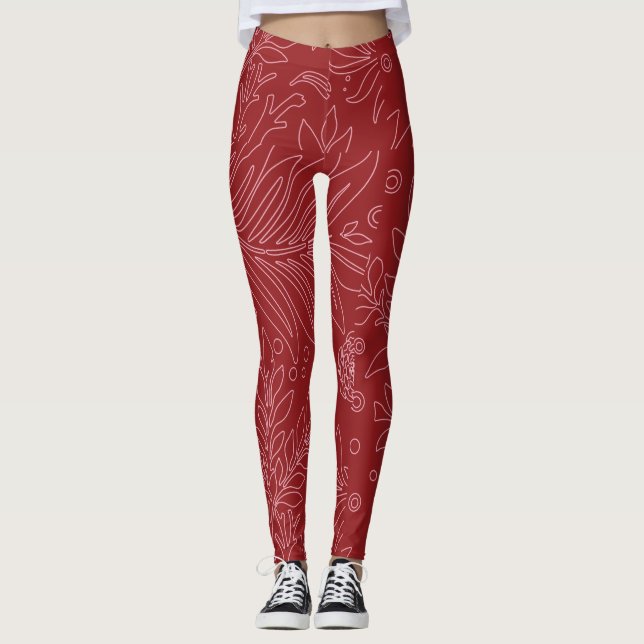 Legging Design Floral 30 (Frente)