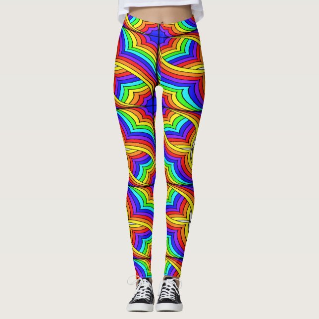 Legging design floral multicolor (Frente)