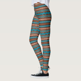 Legging Design Geométrico de Cameron Gorge ao Estilo Sudoe