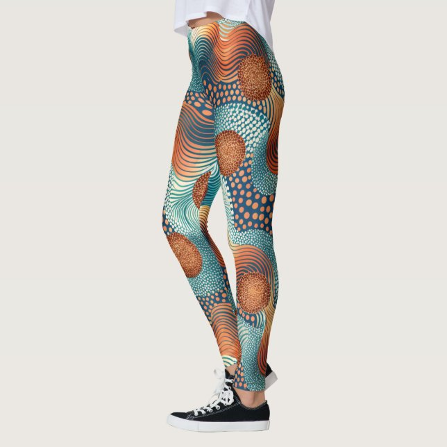 Legging Design-Leggings mit ausgefallenem Muster  (Esquerda)