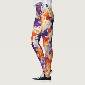 Legging Design-Leggings mit ausgefallenem Muster