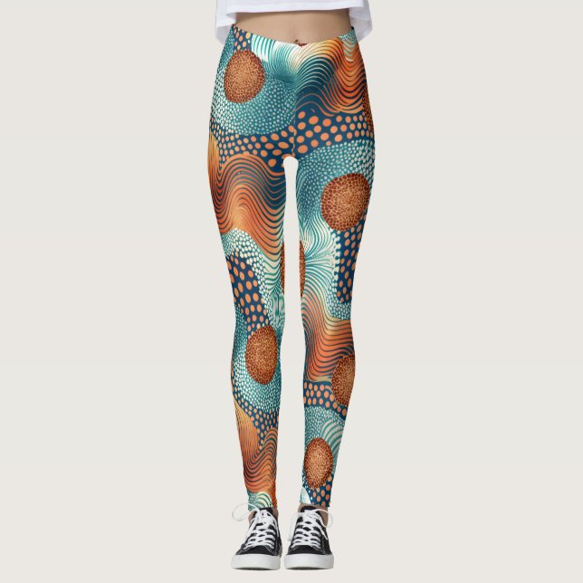 Legging Design-Leggings mit ausgefallenem Muster  (Frente)