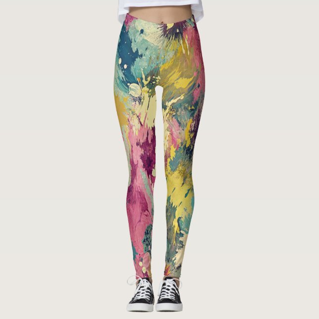 Legging Design-Leggings mit ausgefallenem Muster  (Frente)