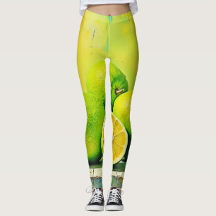 Legging Design limão de Verão