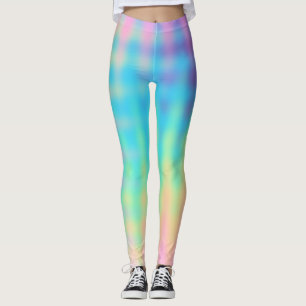 Legging Design Pastel do arco-íris