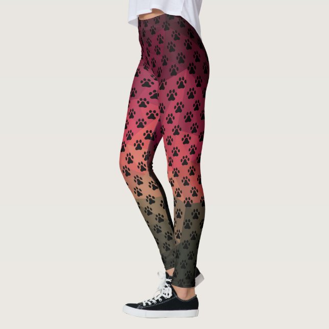 Legging Design, pata de cão/gato amigável (Esquerda)