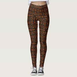 Legging Design Quente Africano