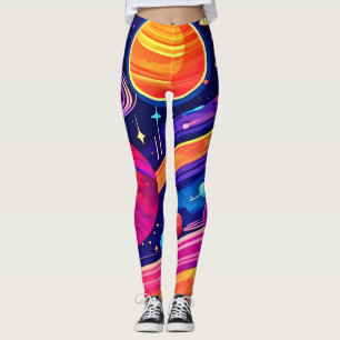 Legging design Simfonia Cósmica Vibrante