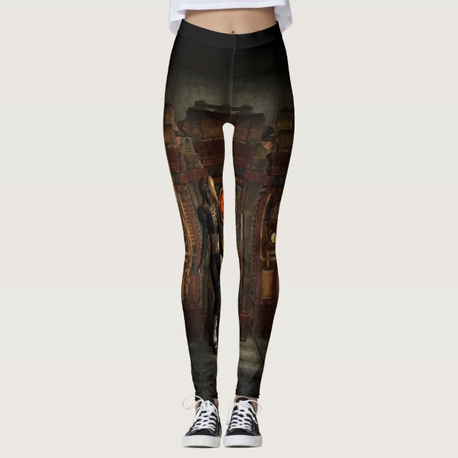 Legging Design steampunk maravilhoso (Frente)