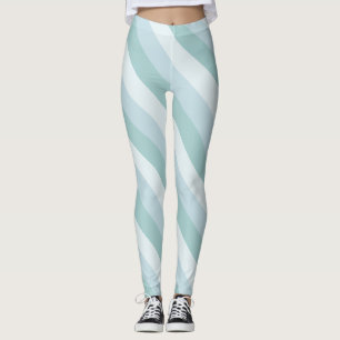 Legging Design Verde Na moda Azul Modelo Moderno da Tendy