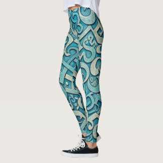 Legging Designer-Leggings mit ausgefallenem Muster 
