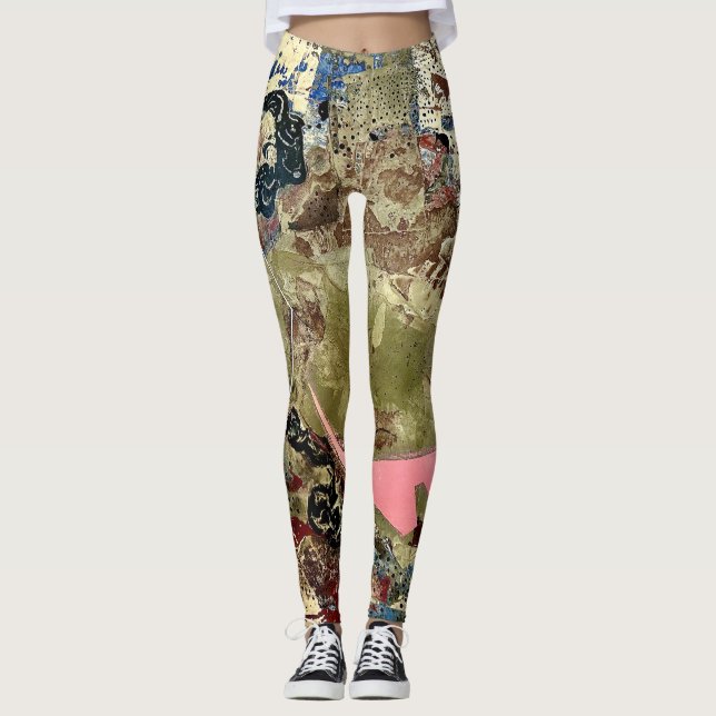 Legging designs de pinturas artísticas (Frente)