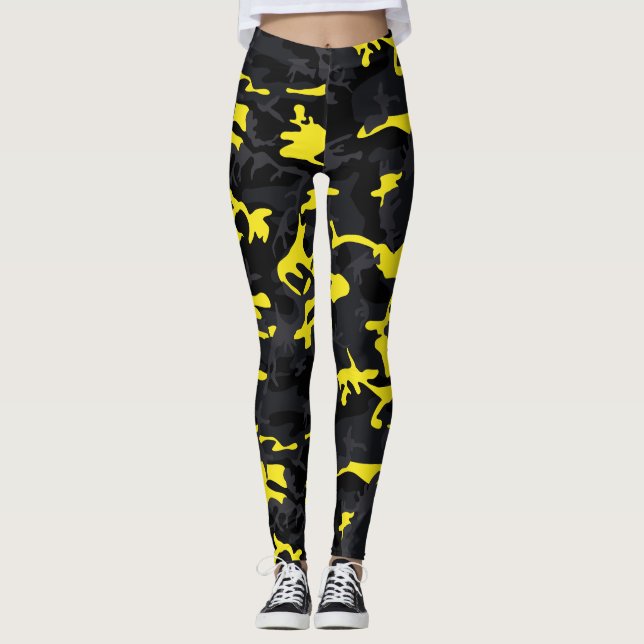Legging Destaques de Limão Camo (Frente)