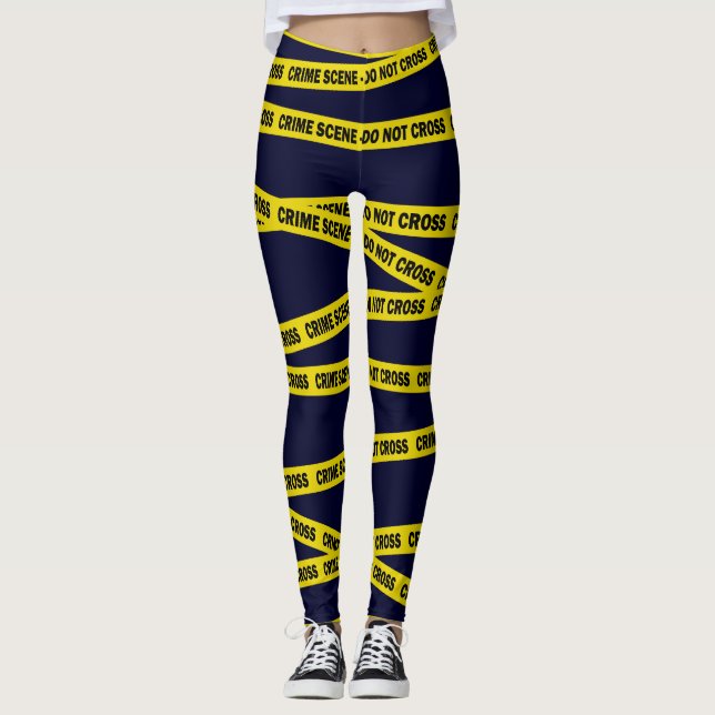 Legging Detetive Detetive Detetive Scense do Crime CSI (Frente)