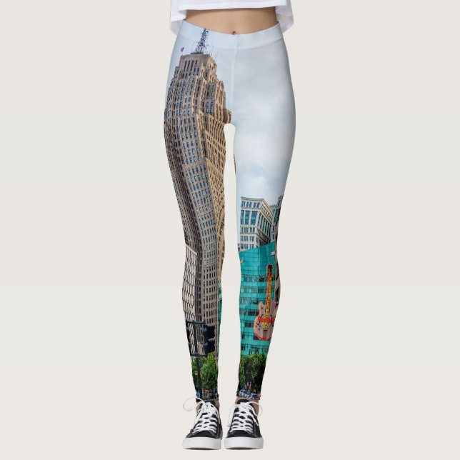 Legging Detroit do centro (Frente)