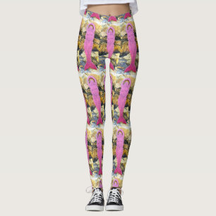 Legging deusa púrpura do mar