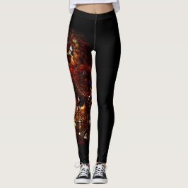 Legging Dia da Design do Crânio Morto