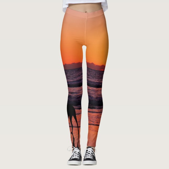 Legging Dia da praia do cão! (Frente)