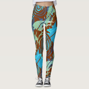 Legging Dia da Terra, Tartaruga do Mar, Limpe o Oceano