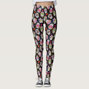 Legging Dia das Pernas de Moda de Pop