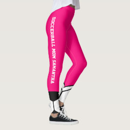 Legging Dia de as mães de Soccerball Mãe Personalizado