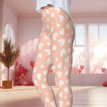 Legging Dia de os namorados de padrão de cor branca e pêss<br><div class="desc">Celebrar o amor no conforto e estilo com estas Leggings de Dia de os namorados de Pêssego e Coração Branca. Apresentando tons de pêssego suaves e impressões de coração branco, essas leggings são uma maneira fofa e sutil de expressar seu lado romântico. Perfeito para eventos de Dia de os namorados...</div>