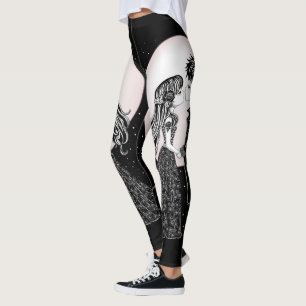 Legging Dia de os namorados Gótico Beijo Gótico