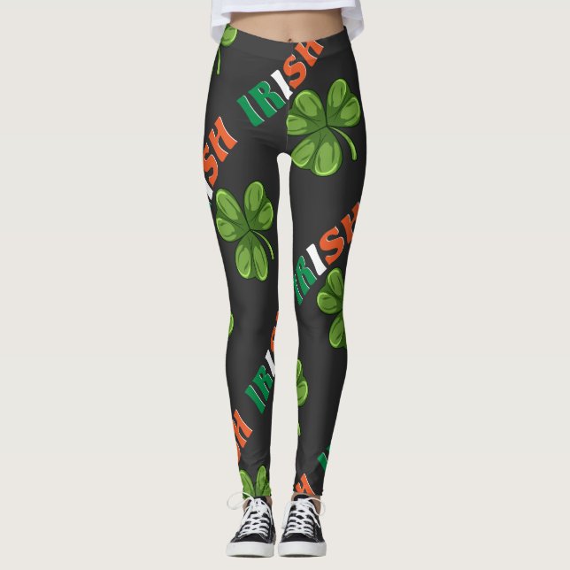 Legging Dia de Patrick - Irlandês (Frente)